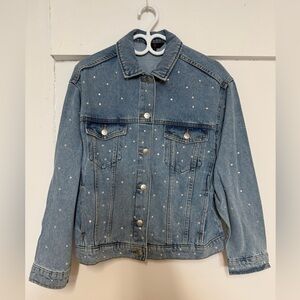 NOBO Denim Jacket with Rhinestones